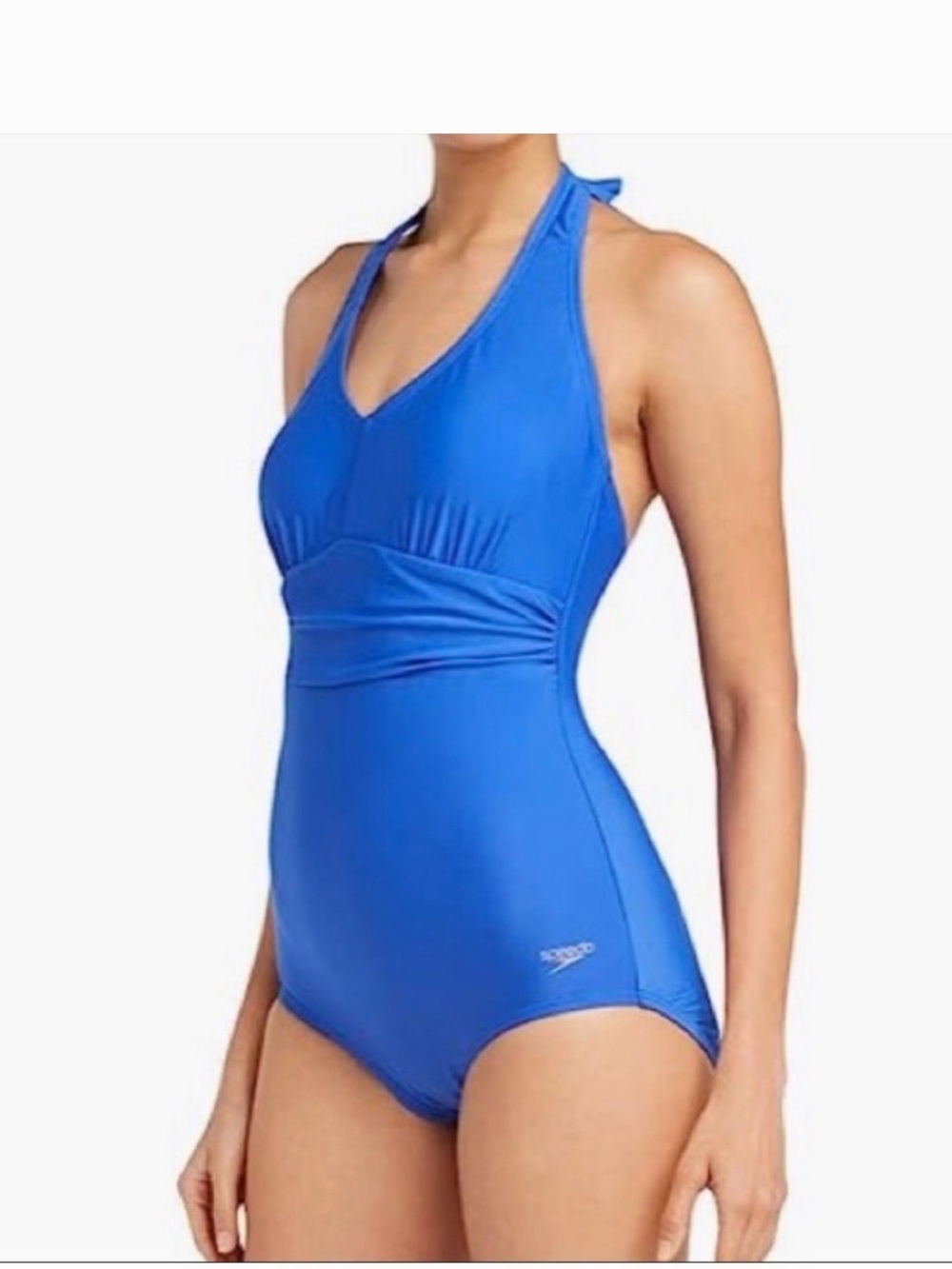 Speedo Cobalt Blue Athletic One-Piece Swimsuit